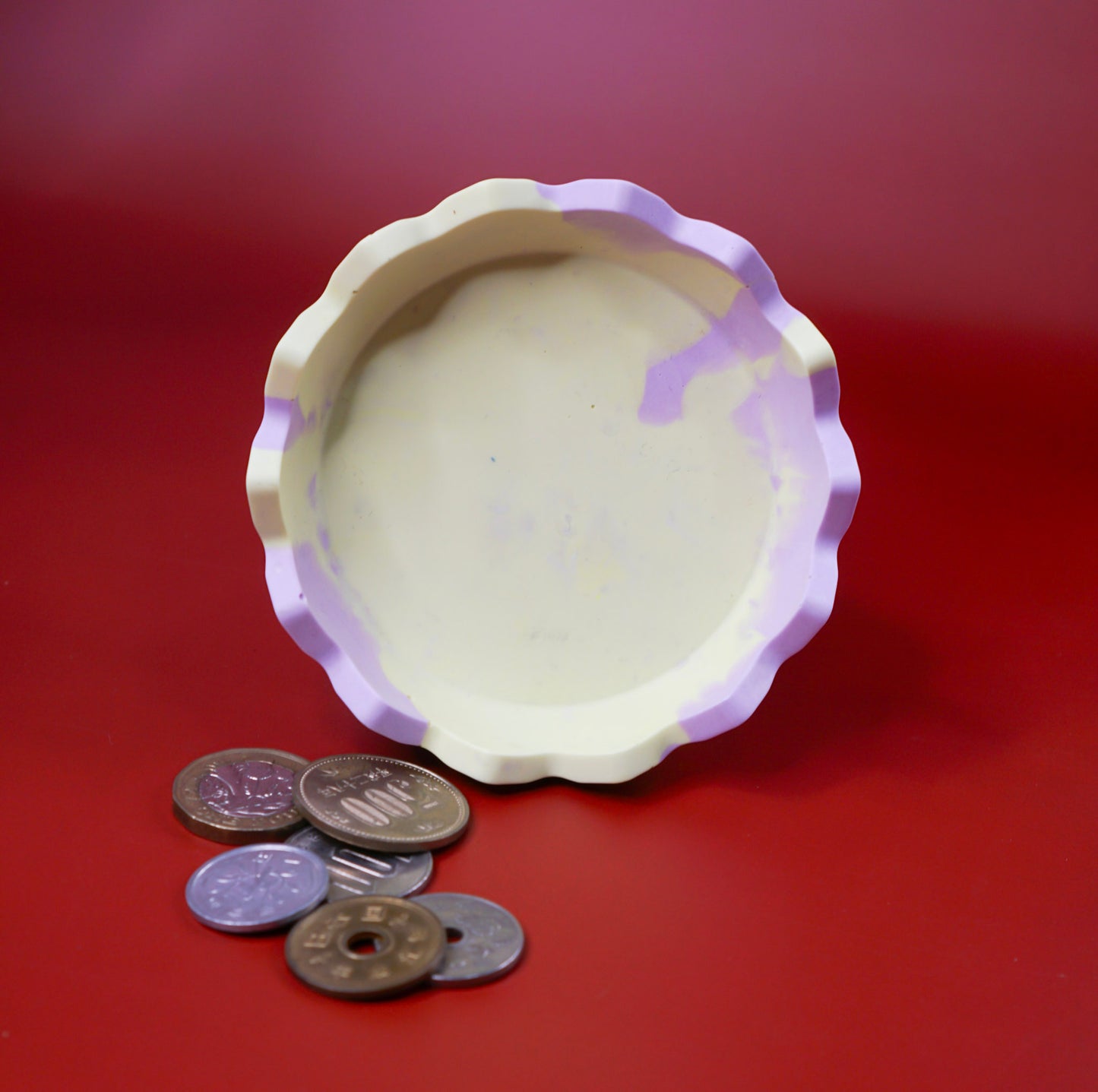 Vide-poche bicolore