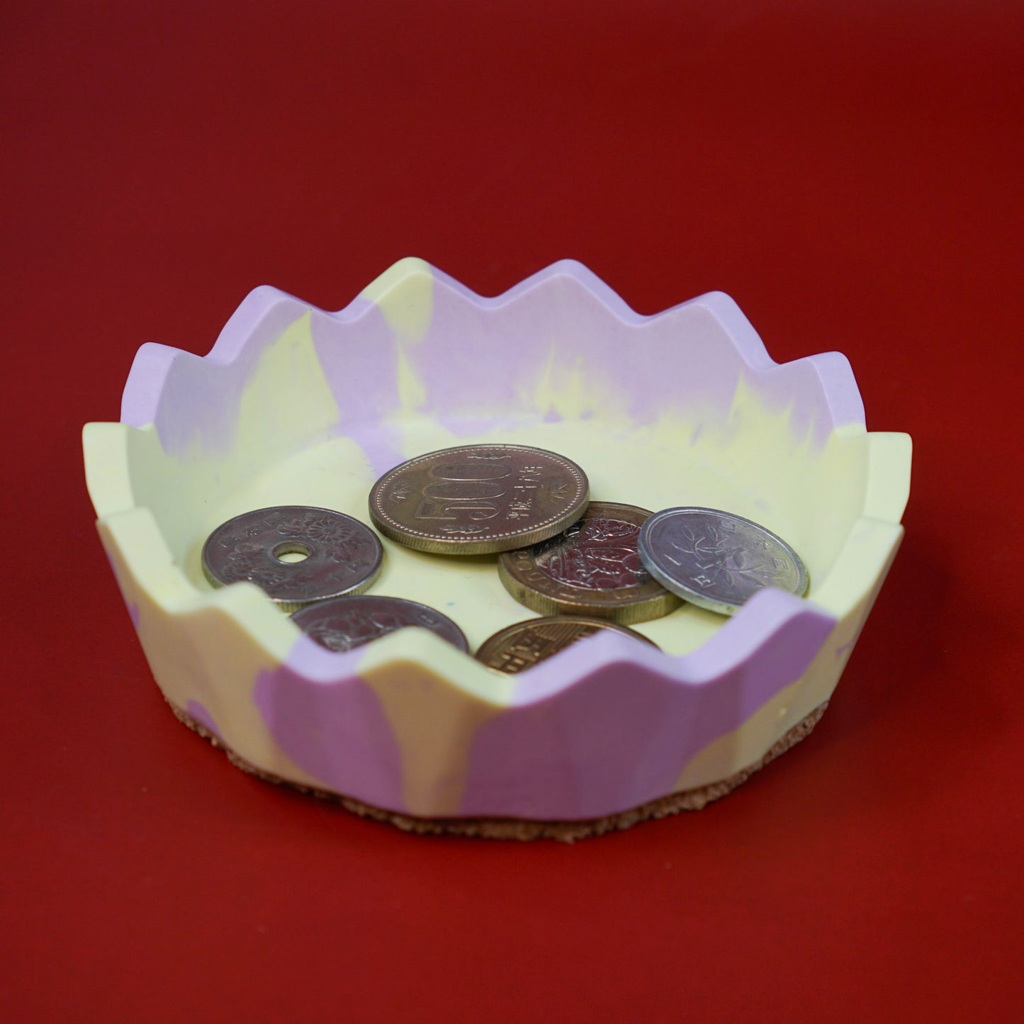 Vide-poche bicolore