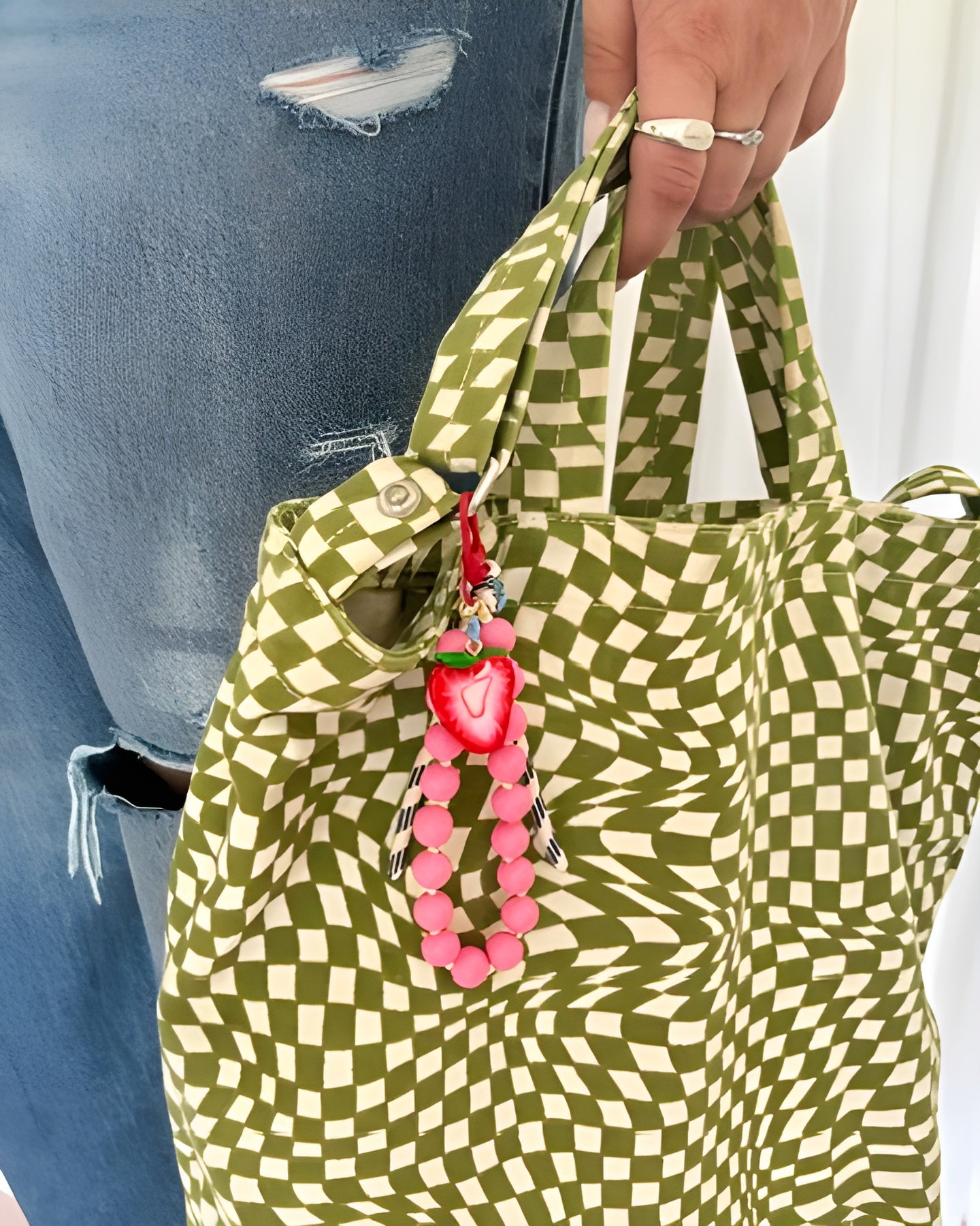 Porte-clés fraise