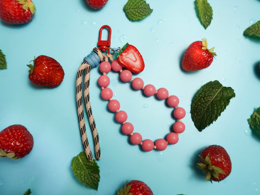 Porte-clés fraise