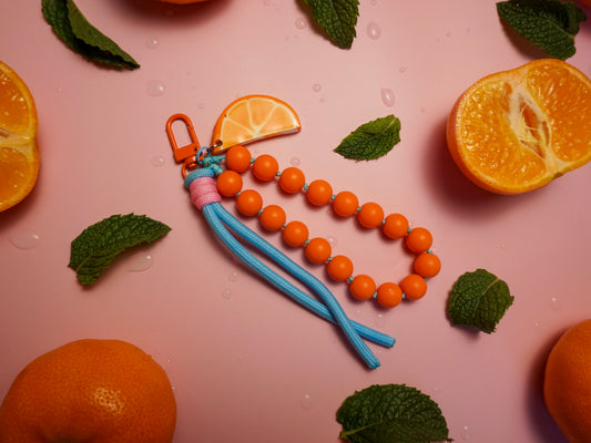 Porte-clés orange