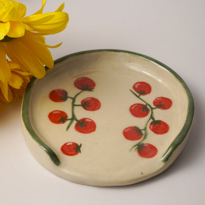 Repose-cuillère en céramique | Tomates