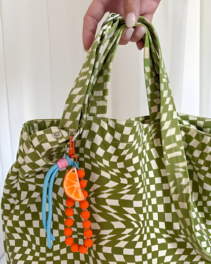 Porte-clés orange