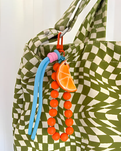 Porte-clés orange
